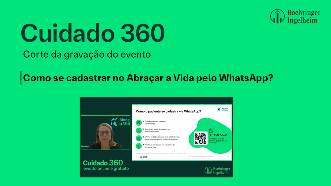 Como se cadastrar no Abraçar a Vida pelo WhatsApp