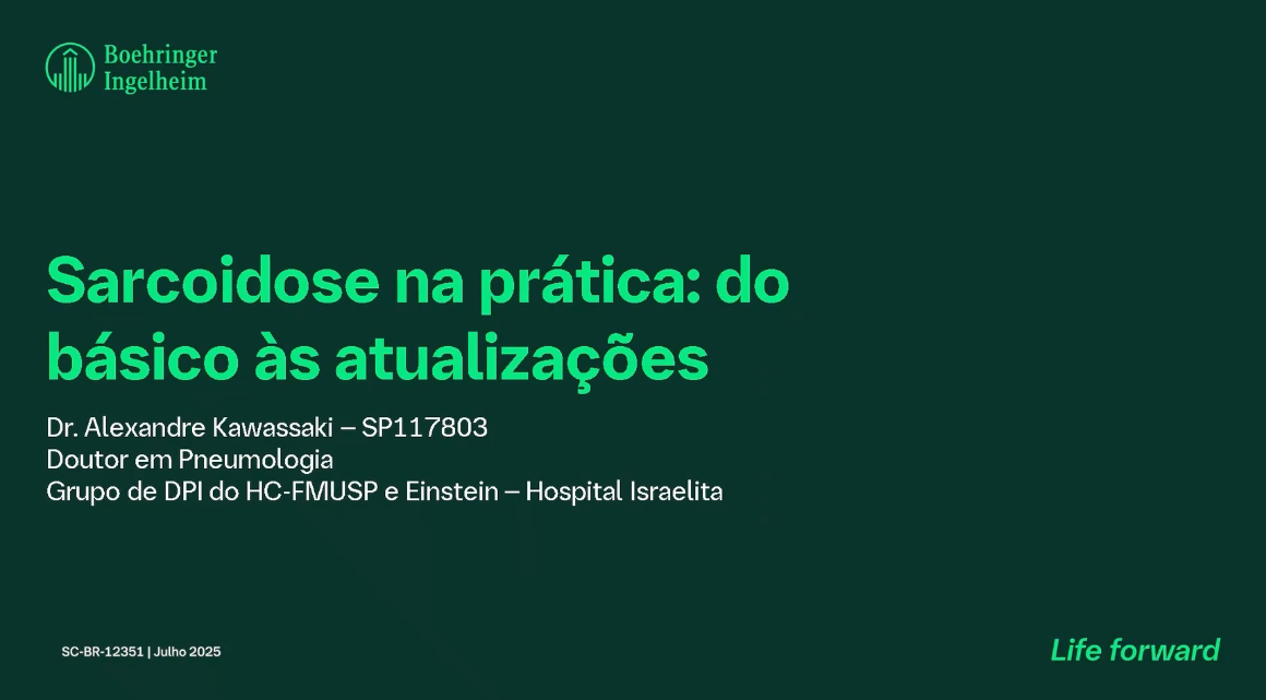 Sarcoidose na prática: do básico às atualizações - Dr. Alexandre Kawassaki