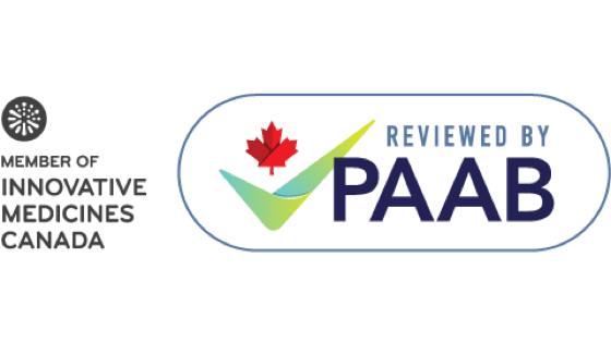 Member of Innovative Medicines Canada, PAAB