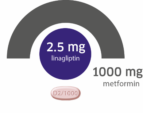 2.5/1000 mg Jentadueto® tablet