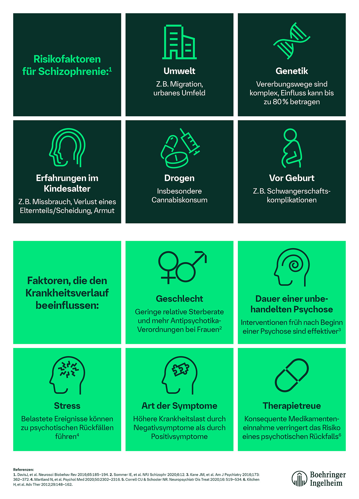 Risikofaktoren für Schizophrenie