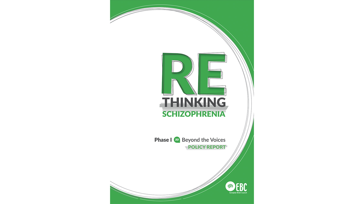 Titelbild des Reports „Rethinking Schizophrenia: Beyond the Voices"