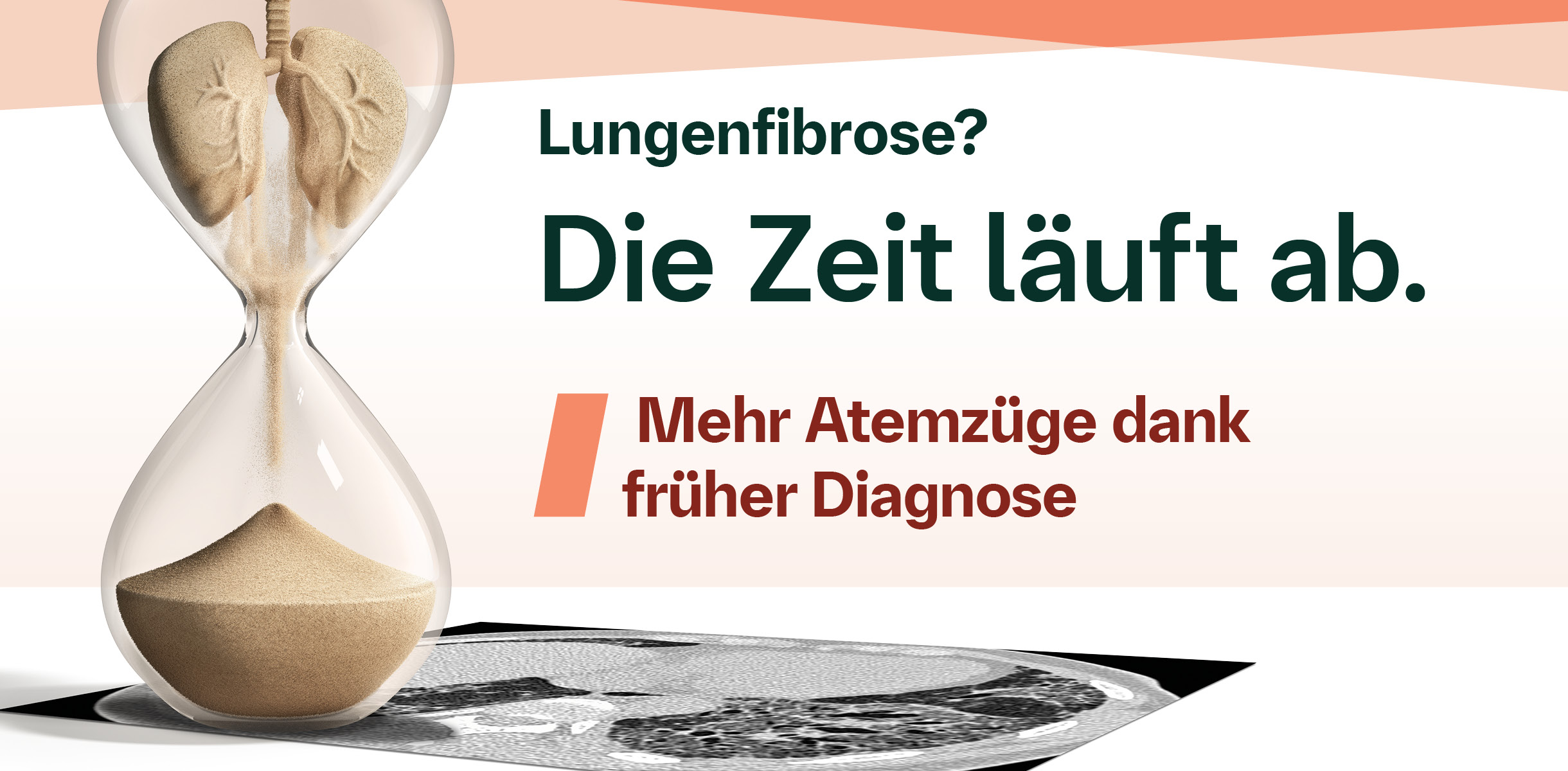 Lungenfibrose? Die Zeit läuft ab. Mehr Atemzüge dank früher Diagnose