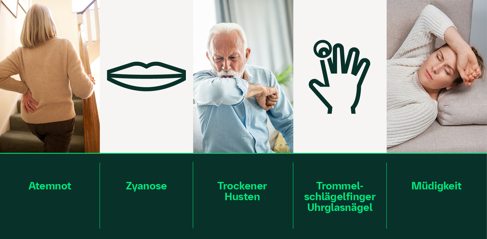 Symptome Lungenfibrose
