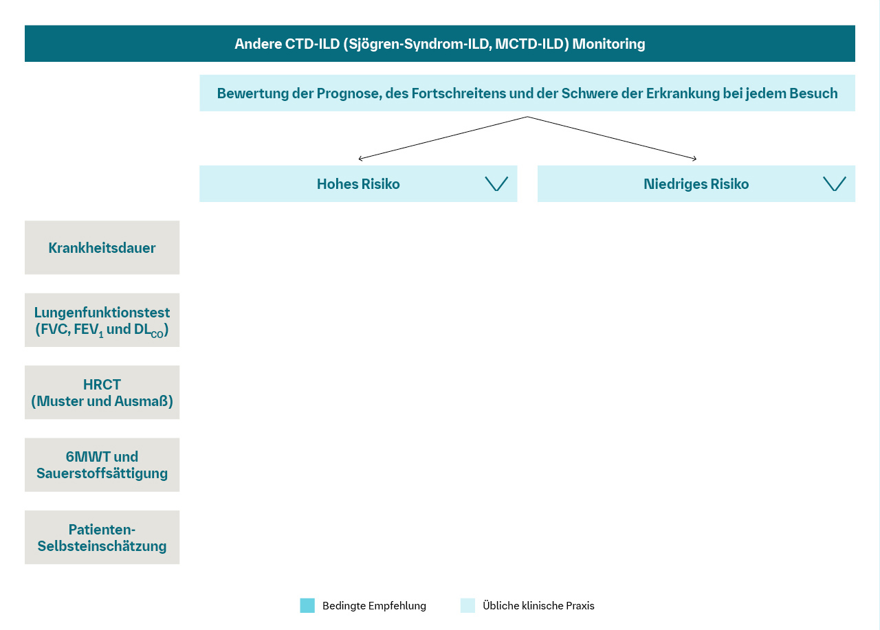 Andere Kollagenosen ILD Monitoring