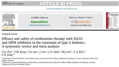 Efficacy and safety of combination therapy with SGLT2 and DPP4 inhibitors…
