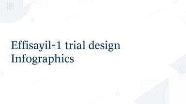 Effisayil-1 trial design Infographics