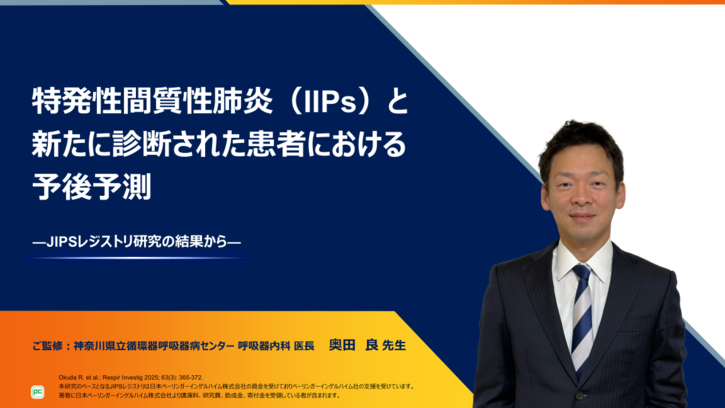 特発性間質性肺炎（IIPs）と新たに診断された患者における予後予測