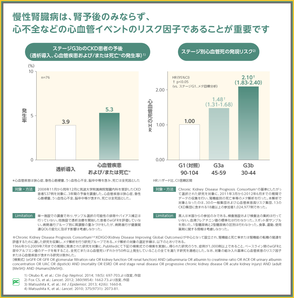 心血管イベントを考慮したCKD治療の4つの戦略とジャディアンスの