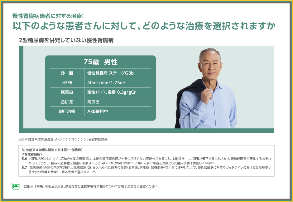 慢性腎臓病患者に対する腎機能評価とSGLT2阻害薬による早期治療介入