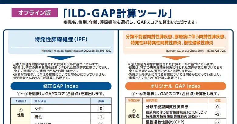ILD-GAP計算ツール