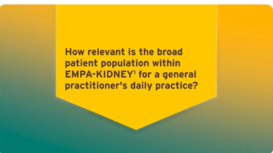 Prof. Christoph Wanner - How relevant is the broad patient population within EMPA-KIDNEY for a general practitioner's daily practice?