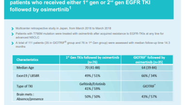 Japan real world evidence supports sequential treatment with the use of upfront 2nd generation TKI 