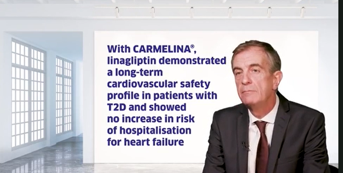 With CARMELINA®, linagliptin demonstrated a long-term cardiovascular safety profile in patients with T2D and showed no increase in risk of hospitalisation for heart failure