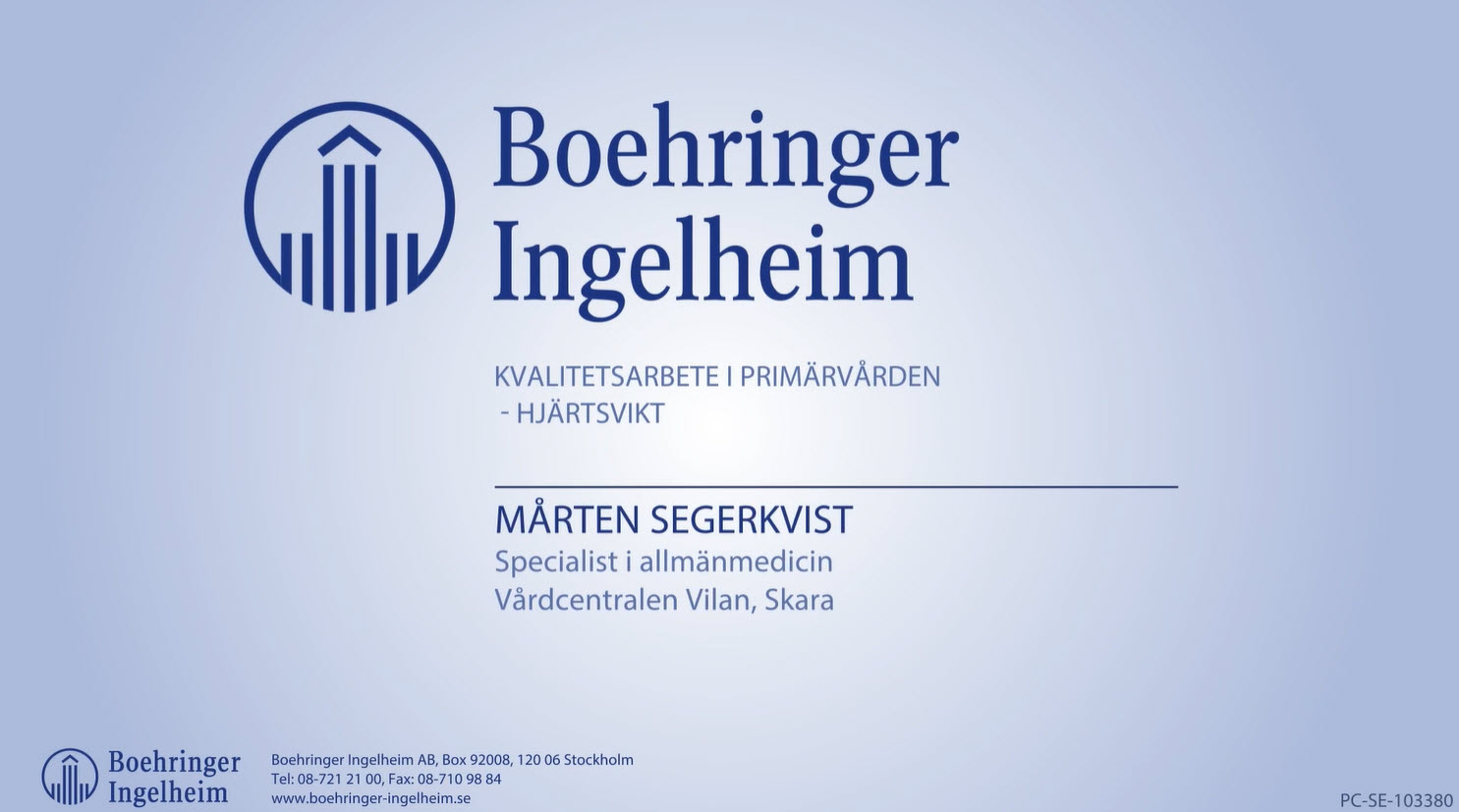 Filmer | Boehringer Ingelheim Sweden