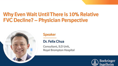 FSIN||Why even wait until there is 10% relative FVC decline? – Physician Perspective video snippet