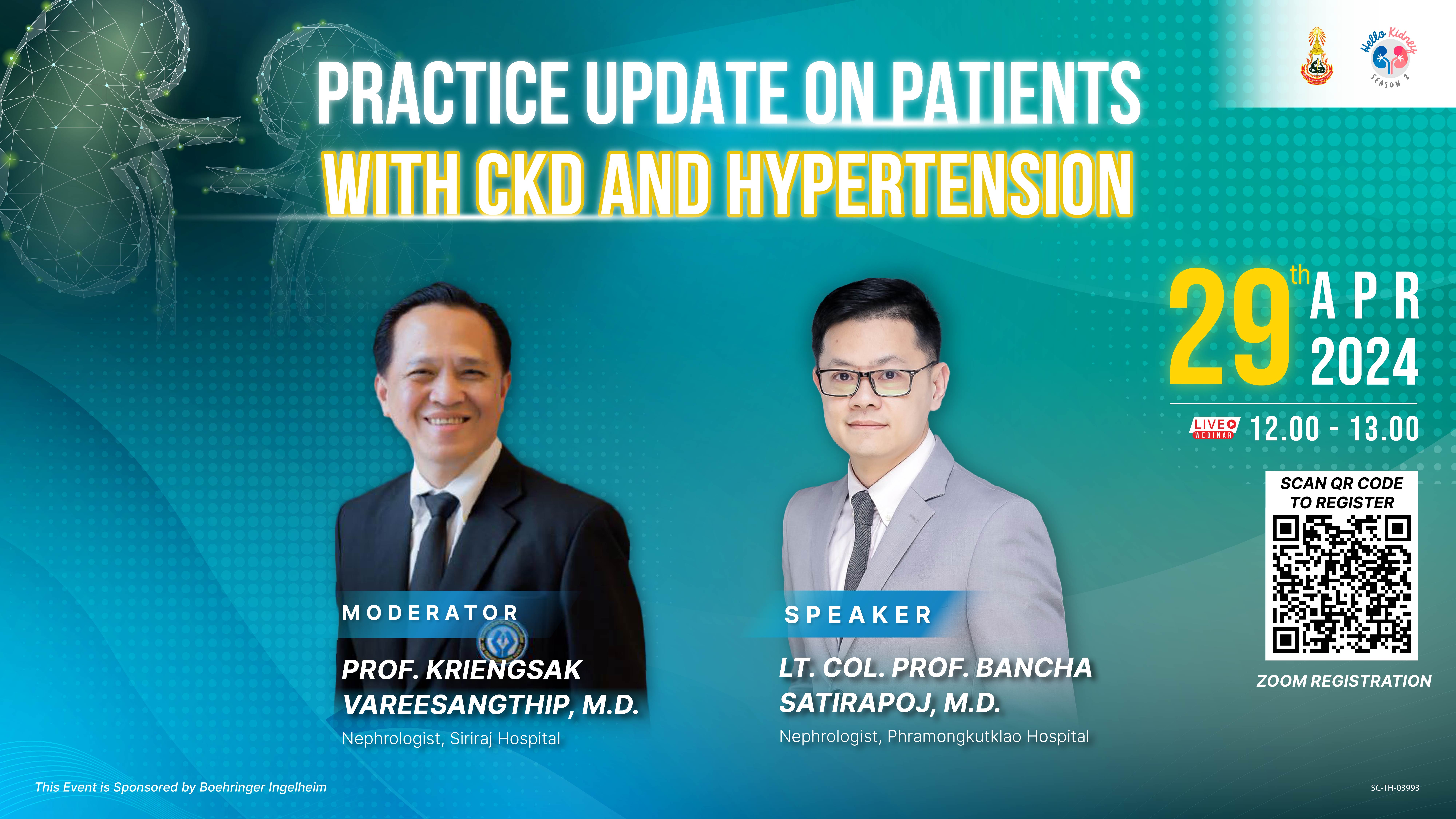 Practice Update on Patients with CKD and Hypertension