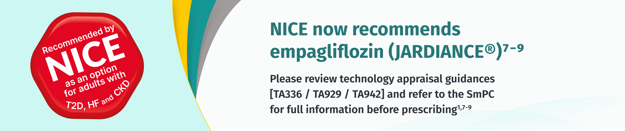 NICE now recommends empagliflozin (JARDIANCE®) banner