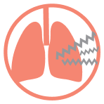 lung crackle icon