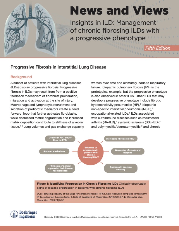 insights in ild- management of chronic fibrosing ilds with a progressive phenotype