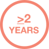 2 or more years icon