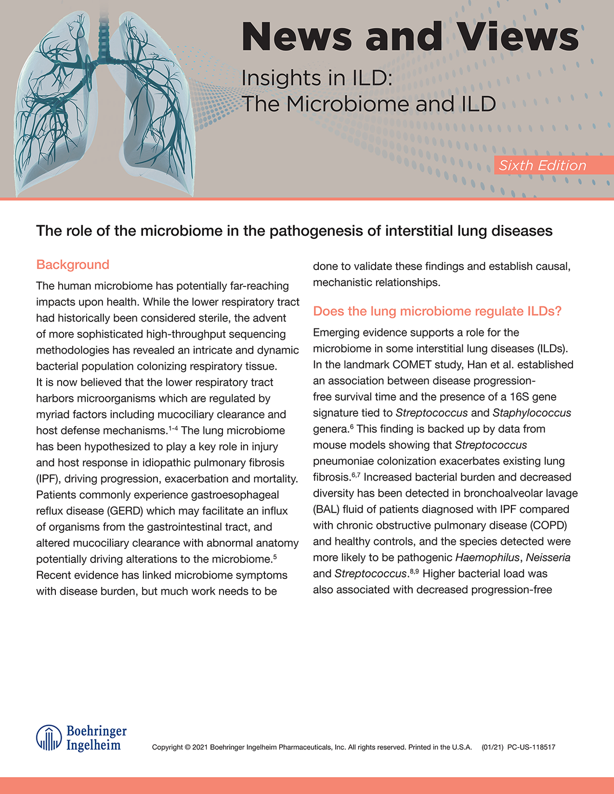 The Microbiome and Ild