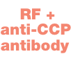 Rheumatoid factor plus anti-ccp antibody